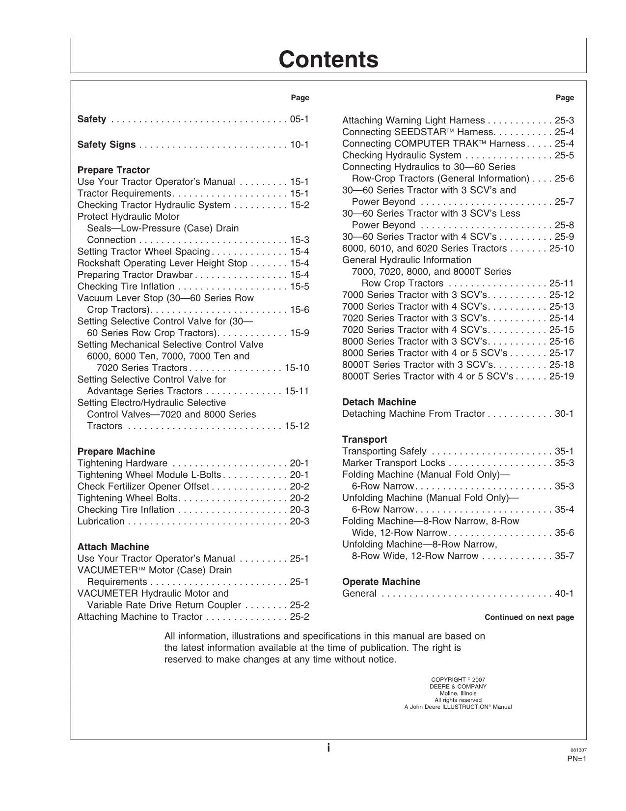 JOHN DEERE 1760 1760NT 6-RN 8-RN 8-RW WING-FOLD PLANTER OPERATORS MANUAL #7