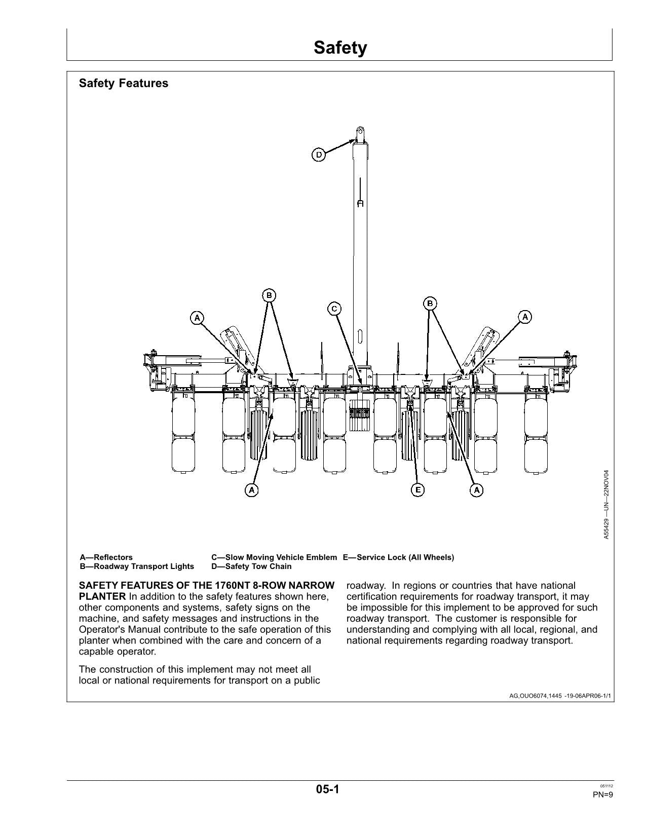 MANUEL D'UTILISATION DU SEMOIR JOHN DEERE 1760 1760NT #9