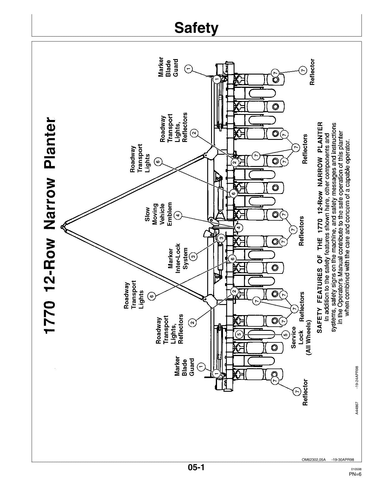 JOHN DEERE 1770 PLANTER OPERATORS MANUAL #2