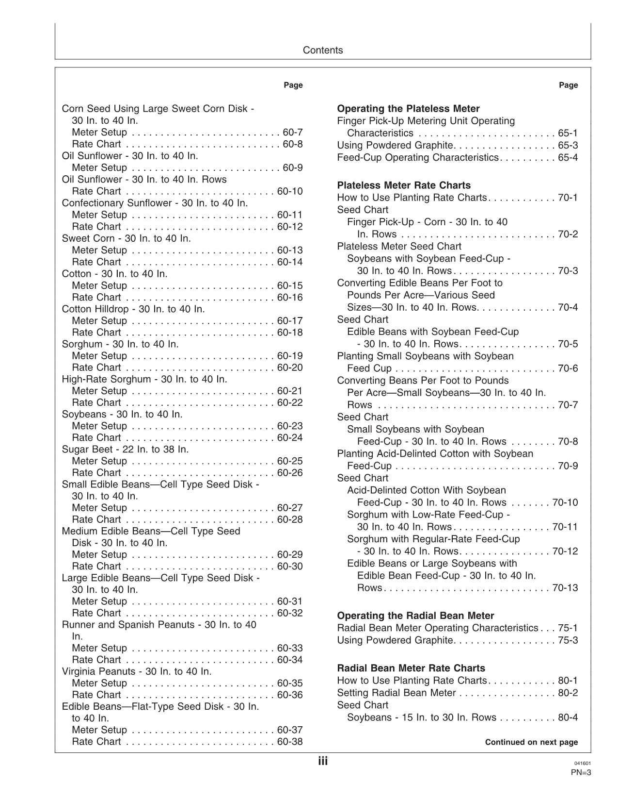 JOHN DEERE 1770 PLANTER OPERATORS MANUAL #4