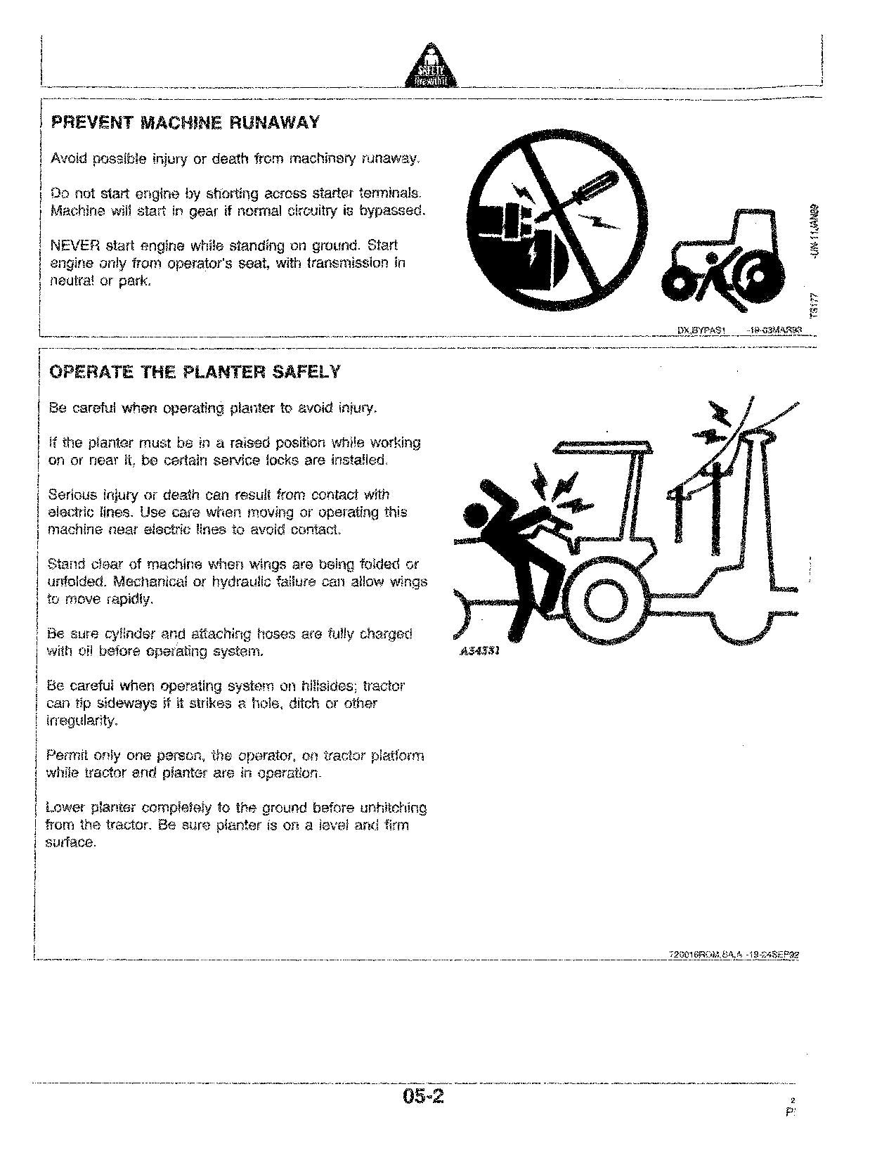 JOHN DEERE 1770 PLANTER OPERATORS MANUAL #6