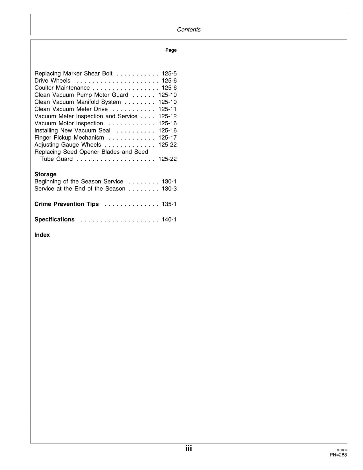 JOHN DEERE 1770 PLANTER OPERATORS MANUAL #10