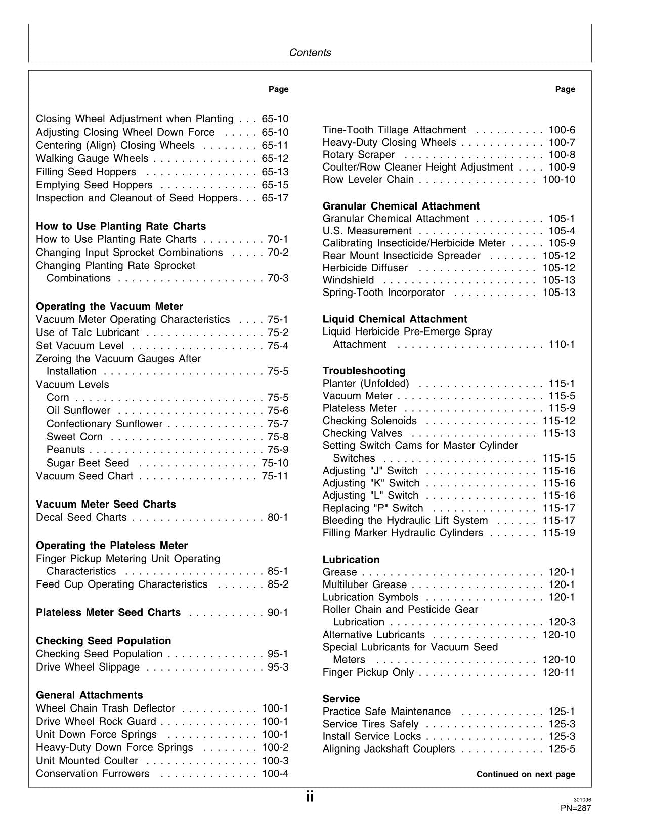 JOHN DEERE 1770 PLANTER OPERATORS MANUAL #10