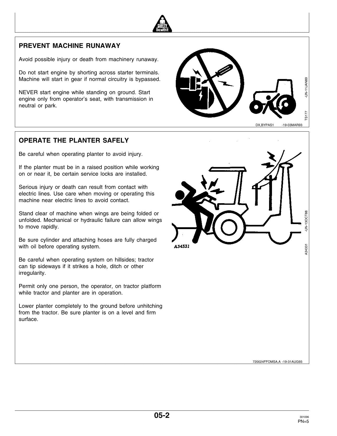 MANUEL D'UTILISATION DU SEMOIR JOHN DEERE 1770 #10