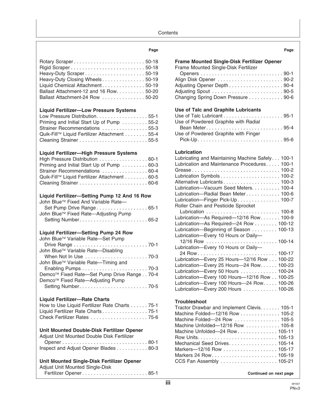 JOHN DEERE 1770NT PLANTER OPERATORS MANUAL #5