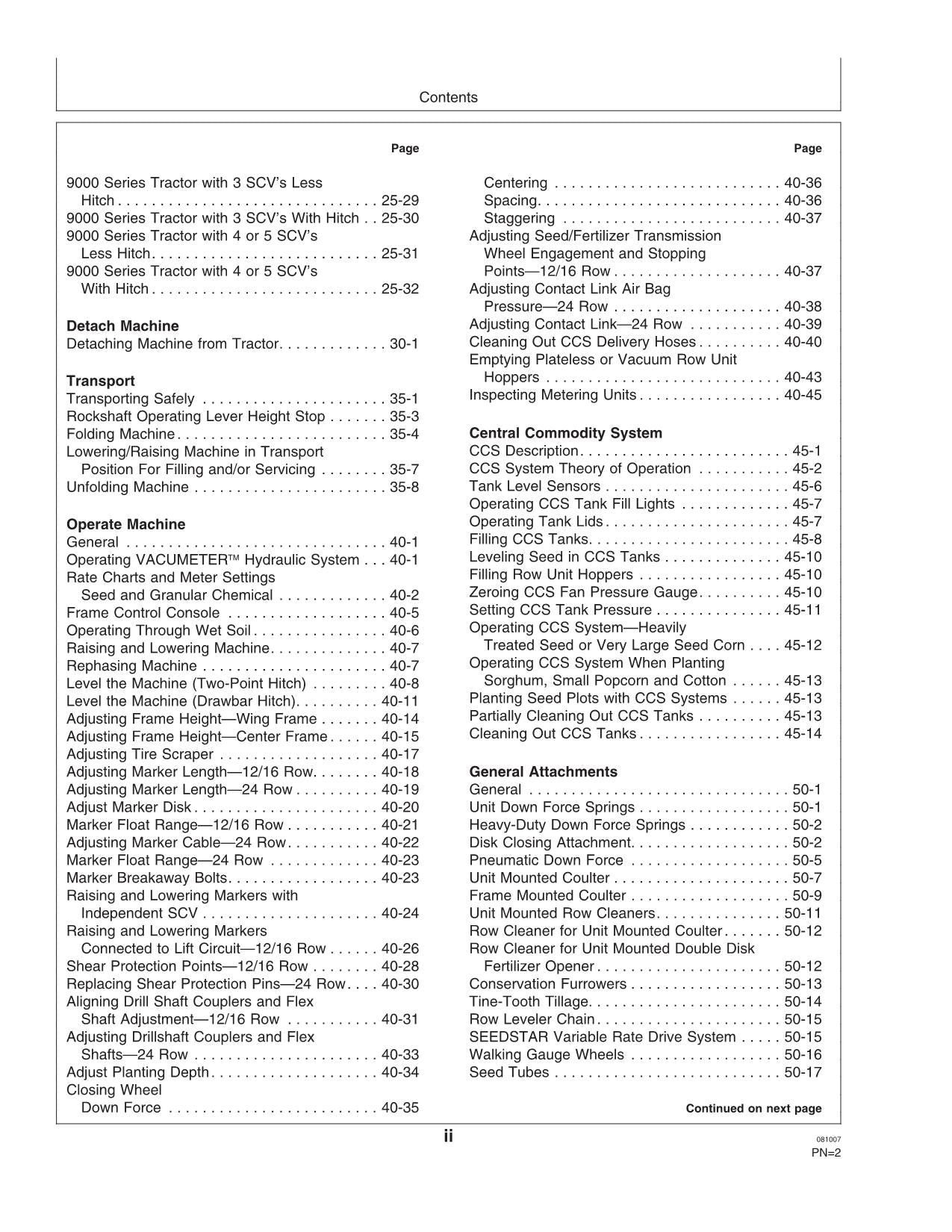 JOHN DEERE 1770NT PLANTER OPERATORS MANUAL #5