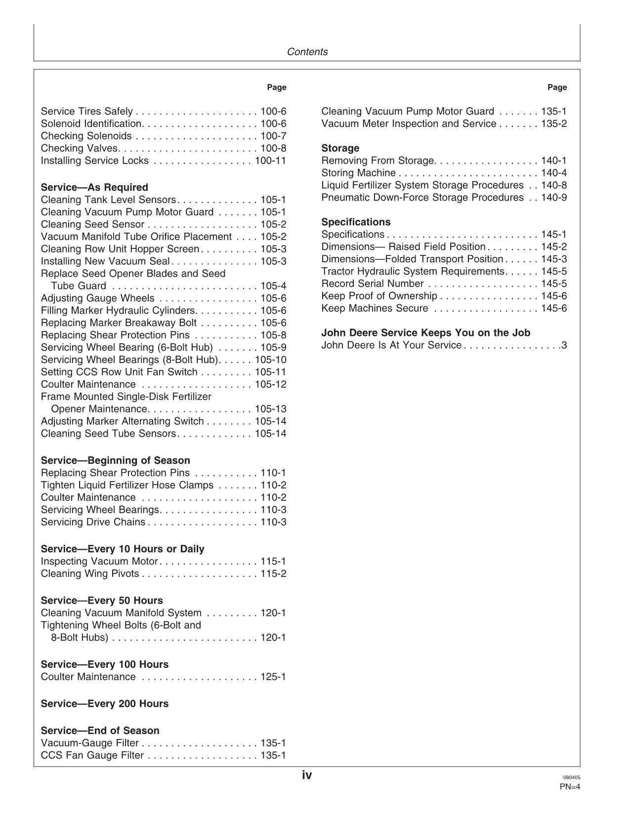 JOHN DEERE 1770NT PLANTER OPERATORS MANUAL #12