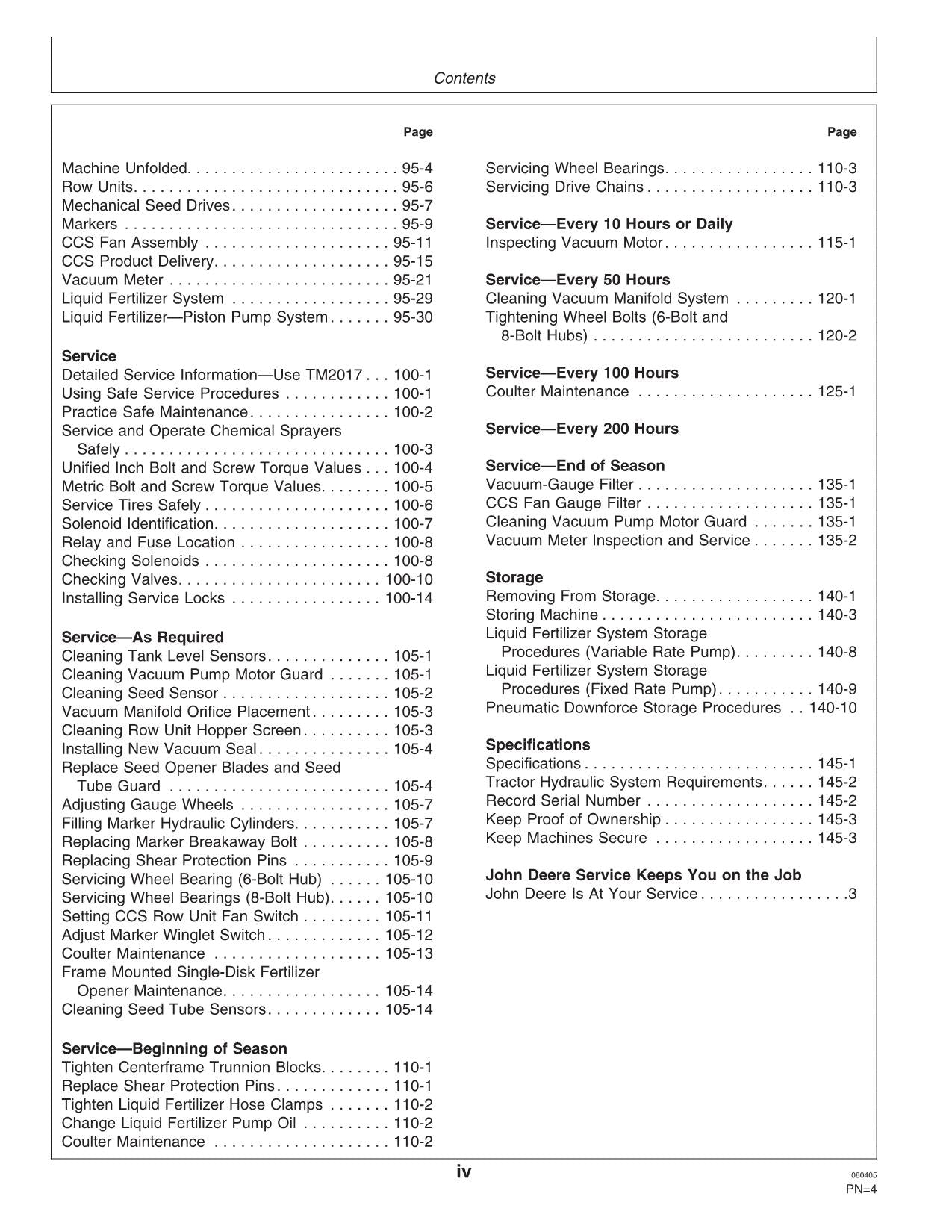 JOHN DEERE 1770NT PLANTER OPERATORS MANUAL #13