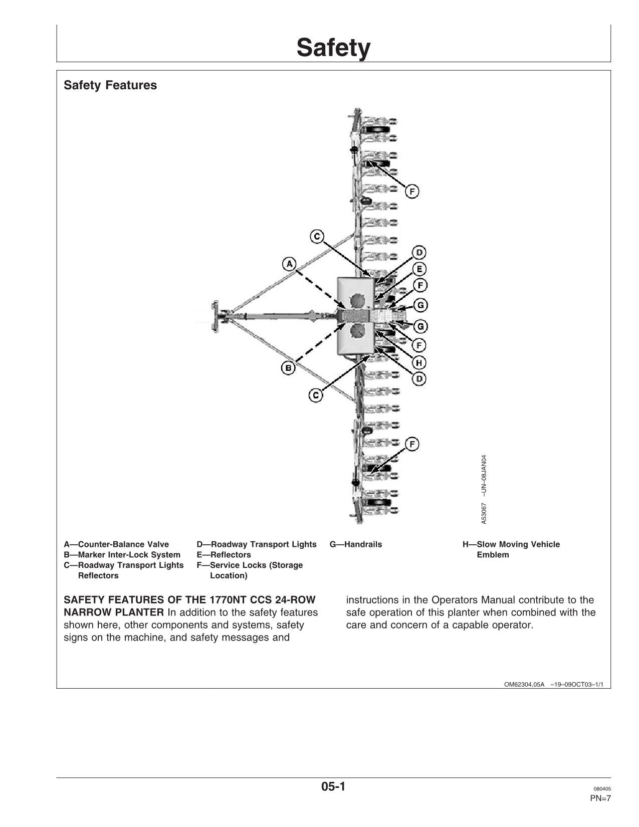 JOHN DEERE 1770NT PLANTER OPERATORS MANUAL #13