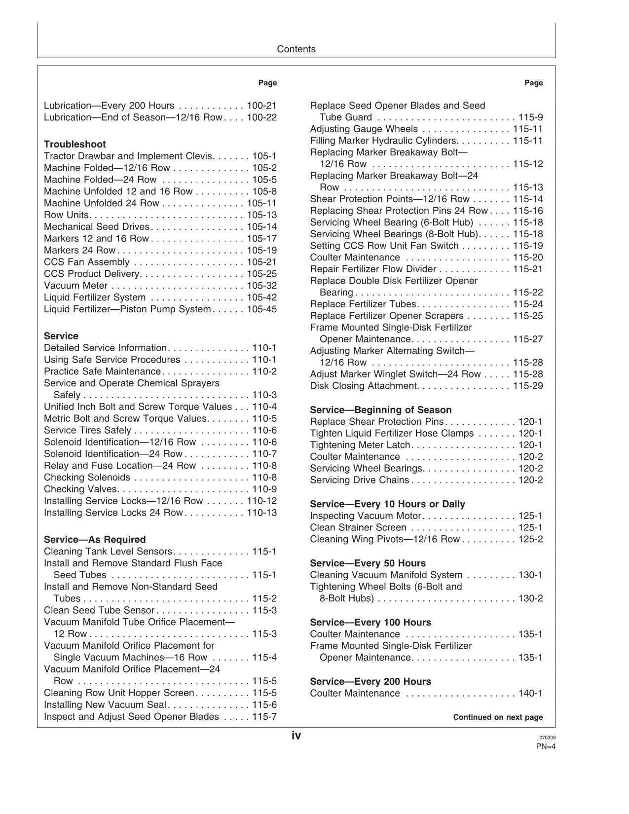 JOHN DEERE 1770NT PLANTER OPERATORS MANUAL #15