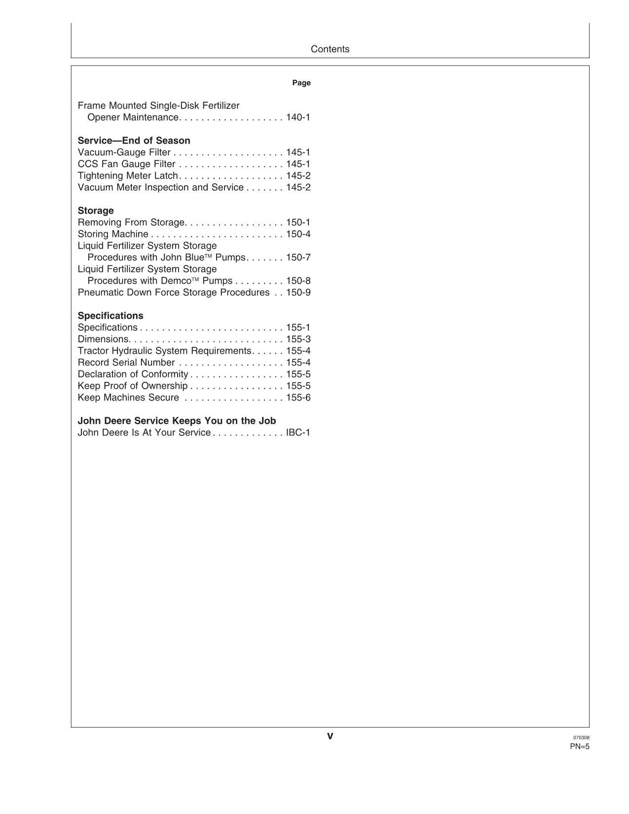 JOHN DEERE 1770NT PLANTER OPERATORS MANUAL #15