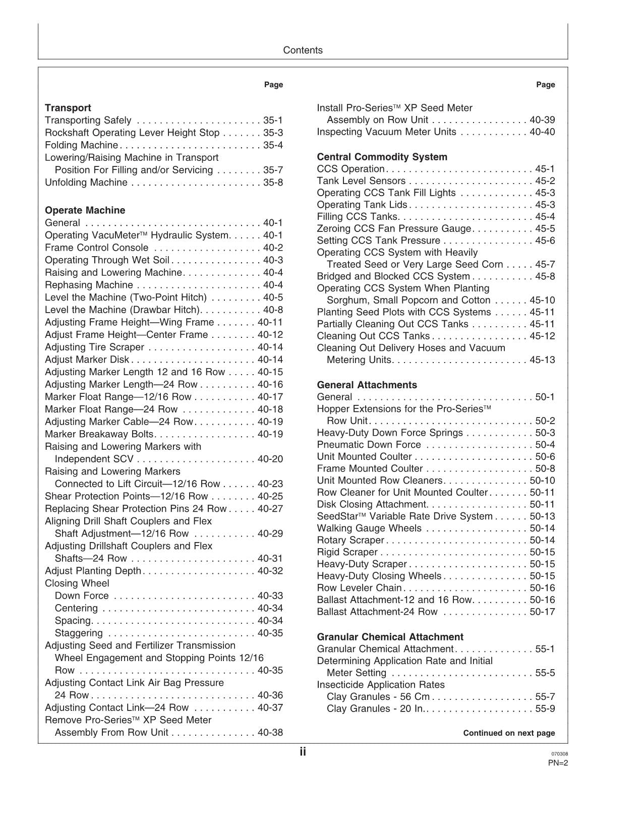 JOHN DEERE 1770NT PLANTER OPERATORS MANUAL #15