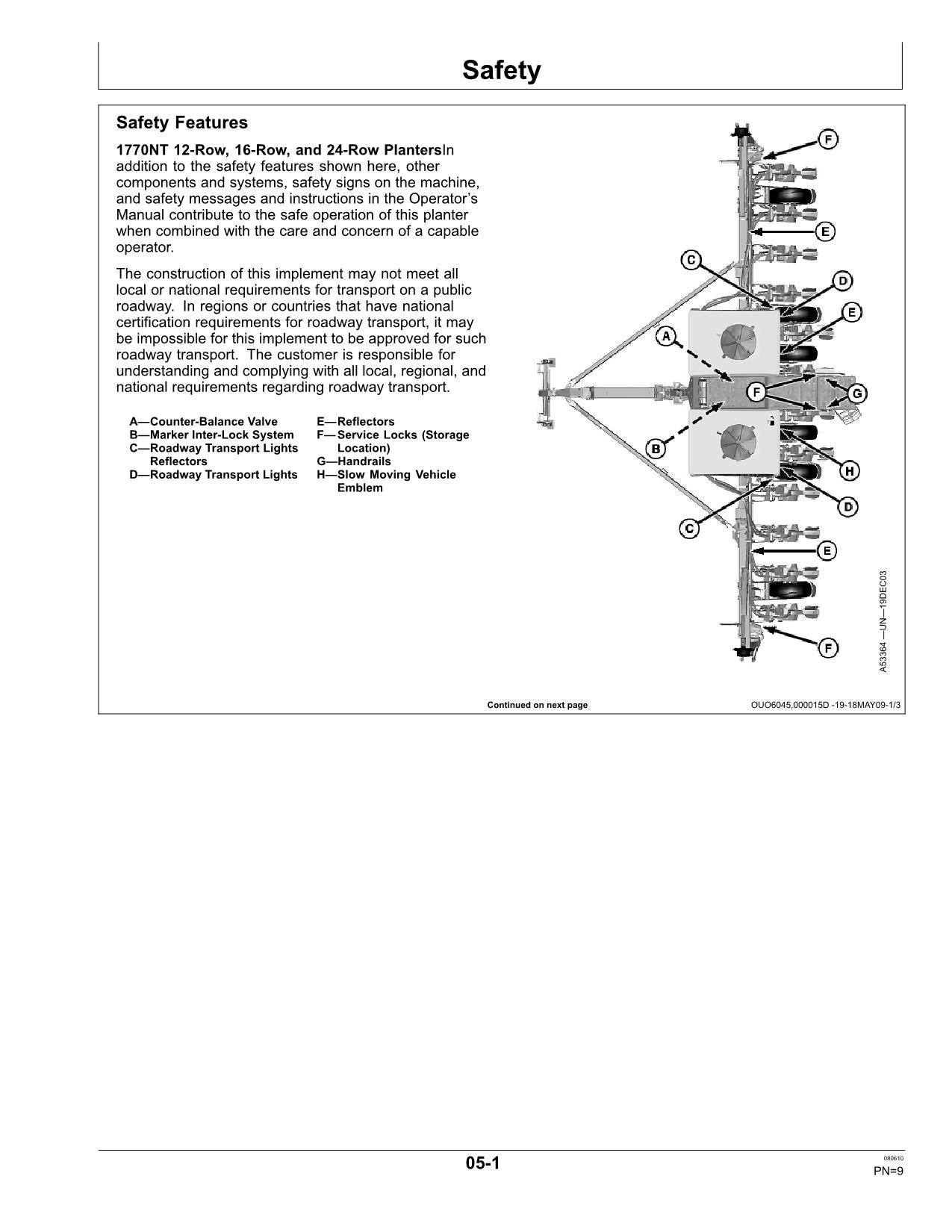 JOHN DEERE 1770NT PLANTER OPERATORS MANUAL #17