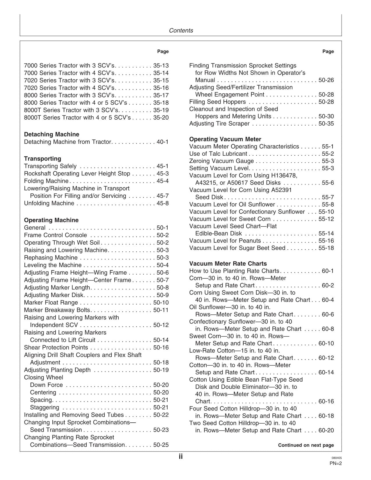 JOHN DEERE 1770NT PLANTER OPERATORS MANUAL #23