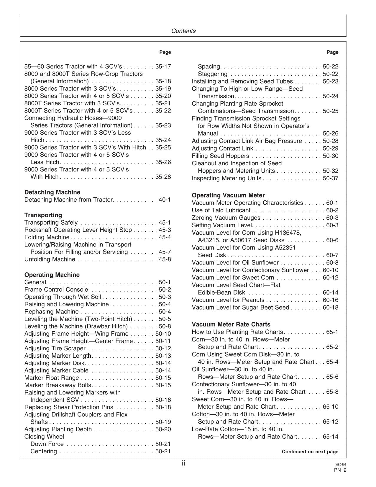 JOHN DEERE 1770NT PLANTER OPERATORS MANUAL #24