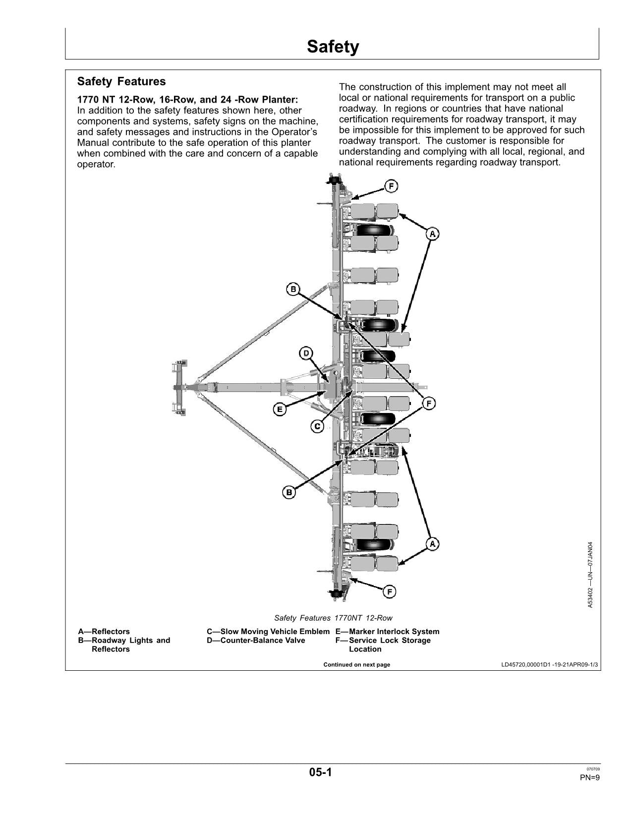 JOHN DEERE 1770NT PLANTER OPERATORS MANUAL #27