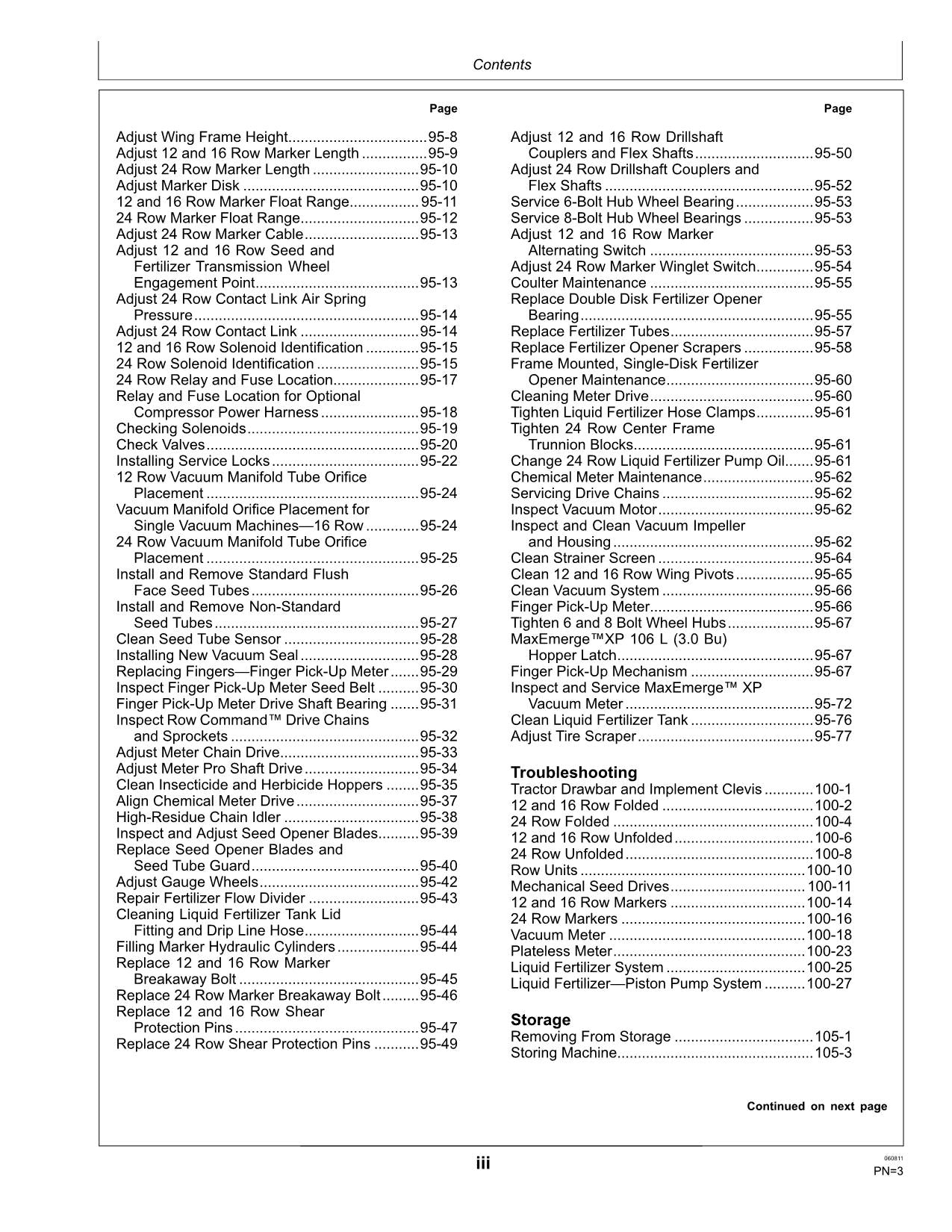 JOHN DEERE 1770NT PLANTER OPERATORS MANUAL #29