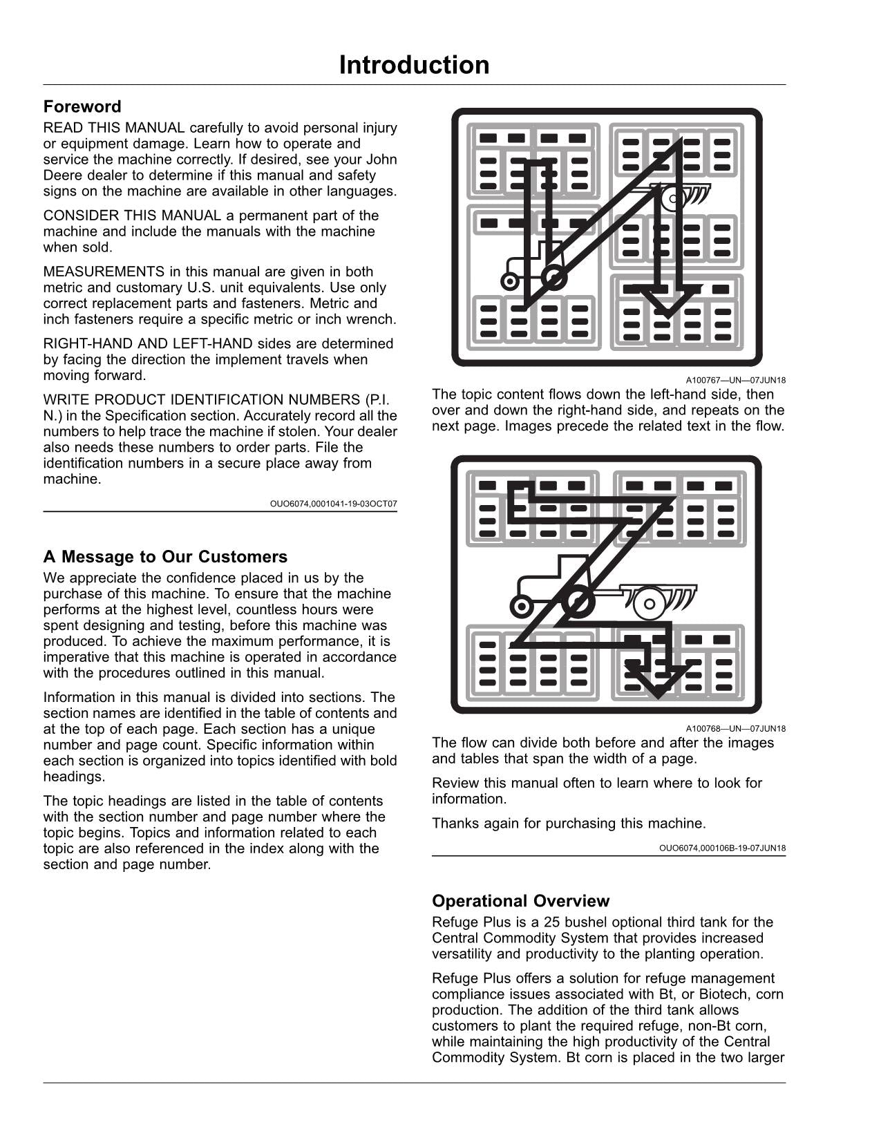 JOHN DEERE 1775NT 1795 DB60 DB80 DB90 PLANTER OPERATORS MANUAL