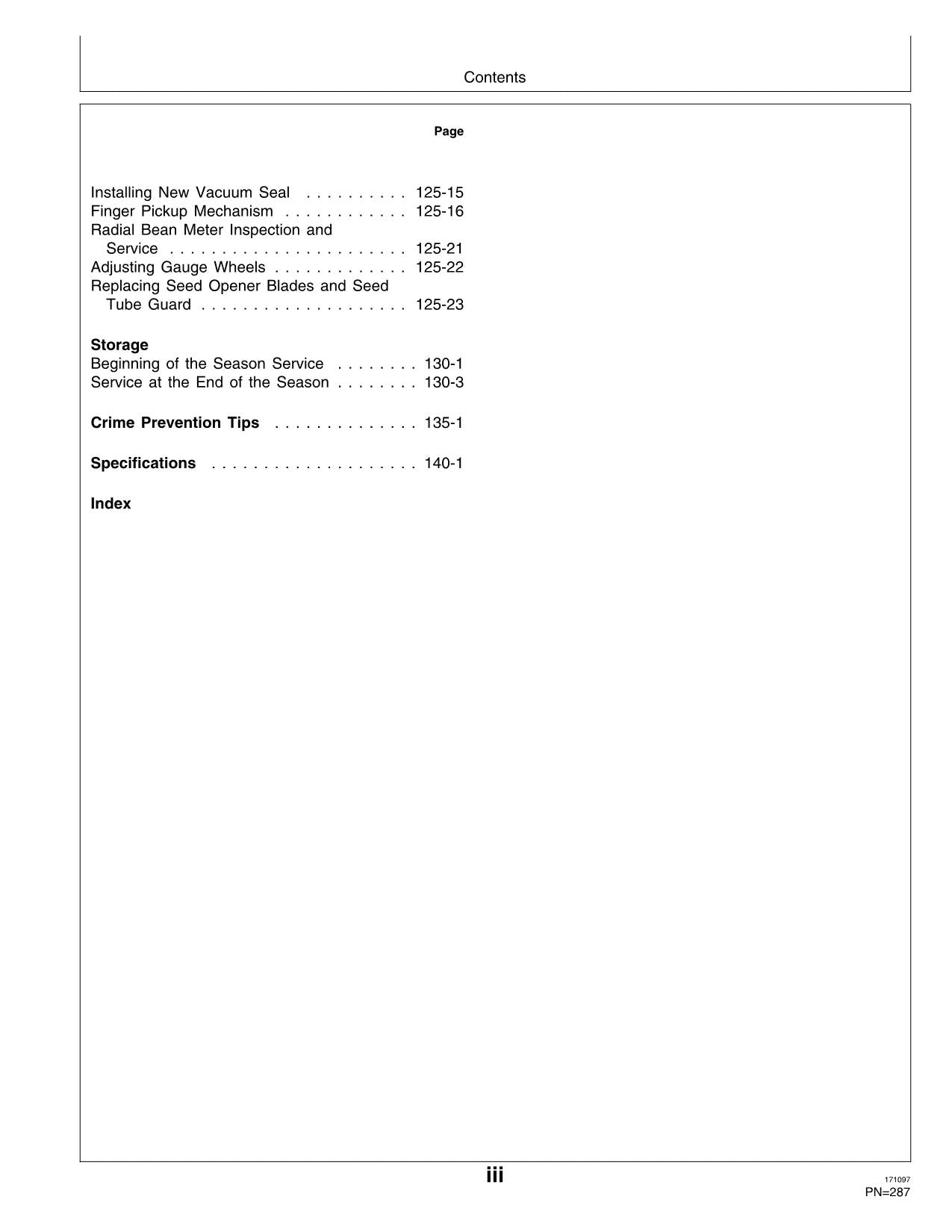 JOHN DEERE 1770 PLANTER OPERATORS MANUAL #11