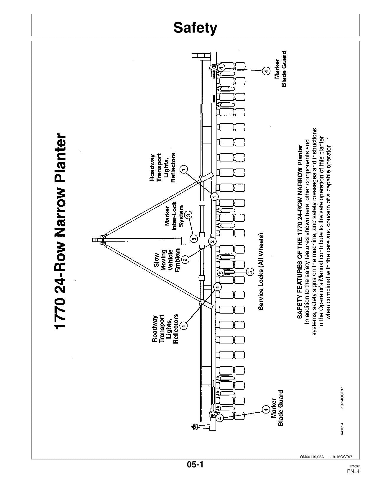 JOHN DEERE 1770 PLANTER OPERATORS MANUAL #11