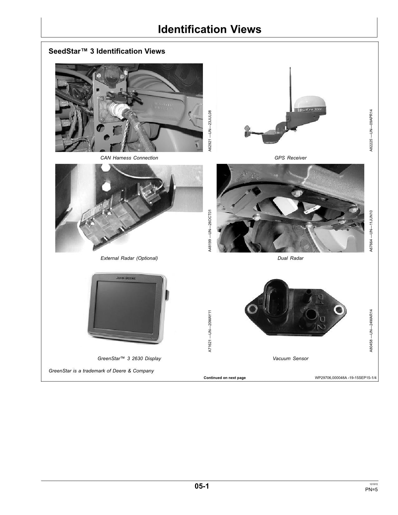 JOHN DEERE SEEDSTAR 3 PLANTER OPERATORS MANUAL #2