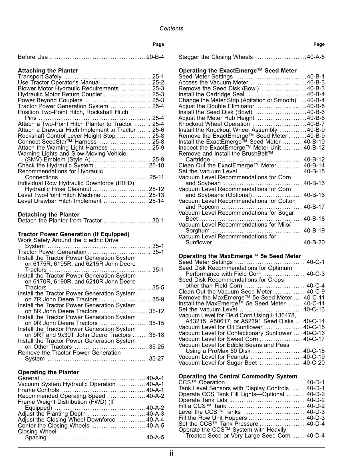 JOHN DEERE 1775NT 12-ROW  16-ROW  24-ROW PLANTER OPERATORS MANUAL