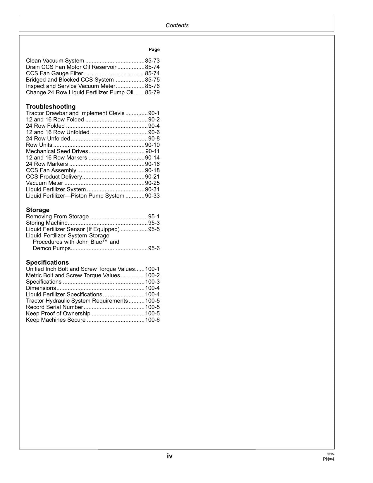 JOHN DEERE 1775NT CCS PLANTER OPERATORS MANUAL #1