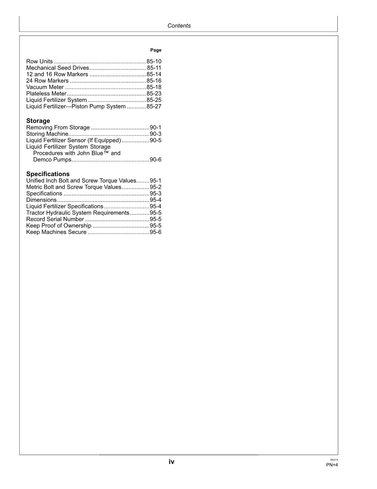 JOHN DEERE 1775NT PLANTER OPERATORS MANUAL #3