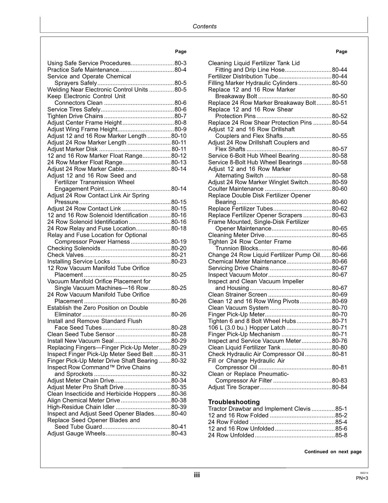 JOHN DEERE 1775NT PLANTER OPERATORS MANUAL #3