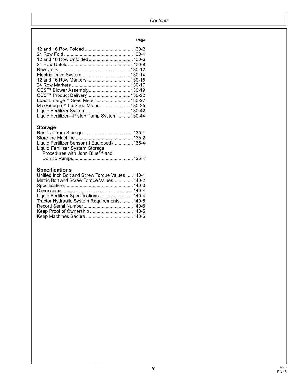 JOHN DEERE 1775NT 12ROW  16ROW  24ROW PLANTER OPERATORS MANUAL