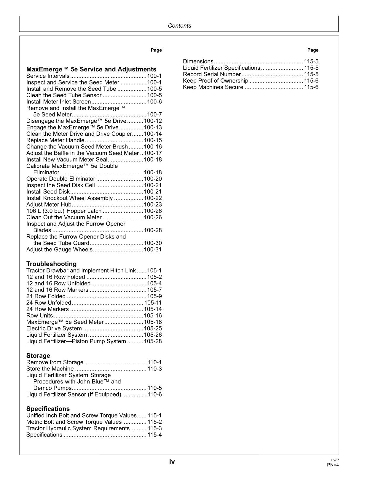 JOHN DEERE 1775NT  12ROW  16ROW  24ROW PLANTER OPERATORS MANUAL