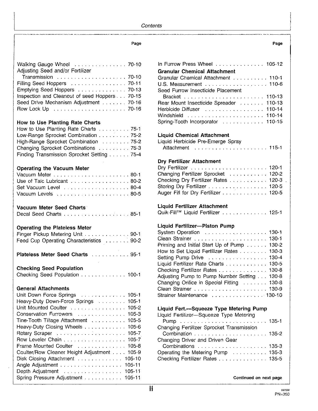 JOHN DEERE 1780 PLANTER OPERATORS MANUAL #4