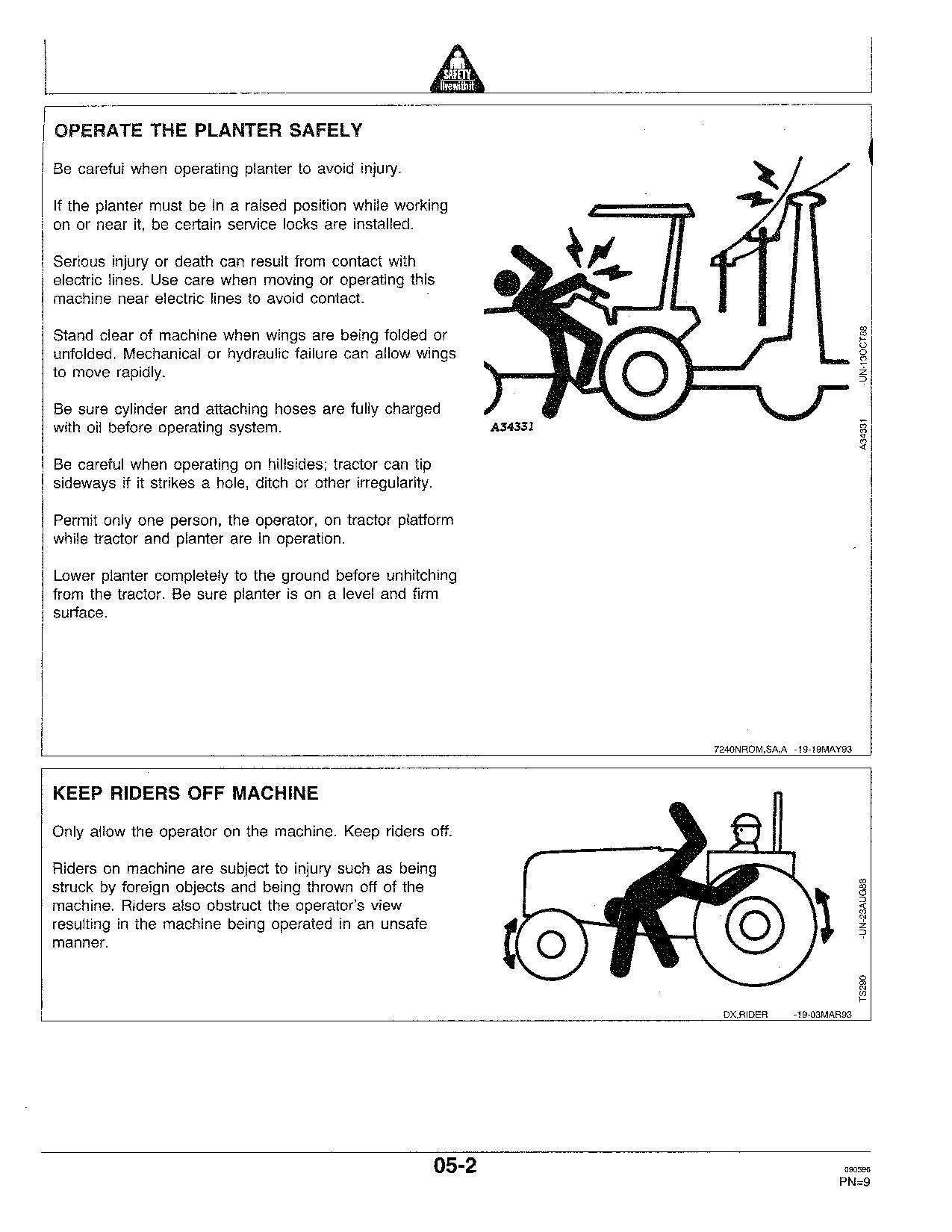 JOHN DEERE 1780 PLANTER OPERATORS MANUAL #4