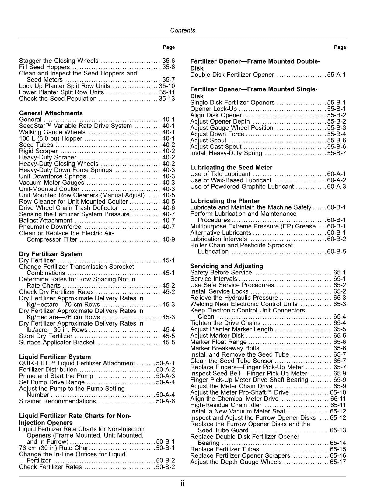 JOHN DEERE 1785 PLANTER OPERATORS MANUAL #4