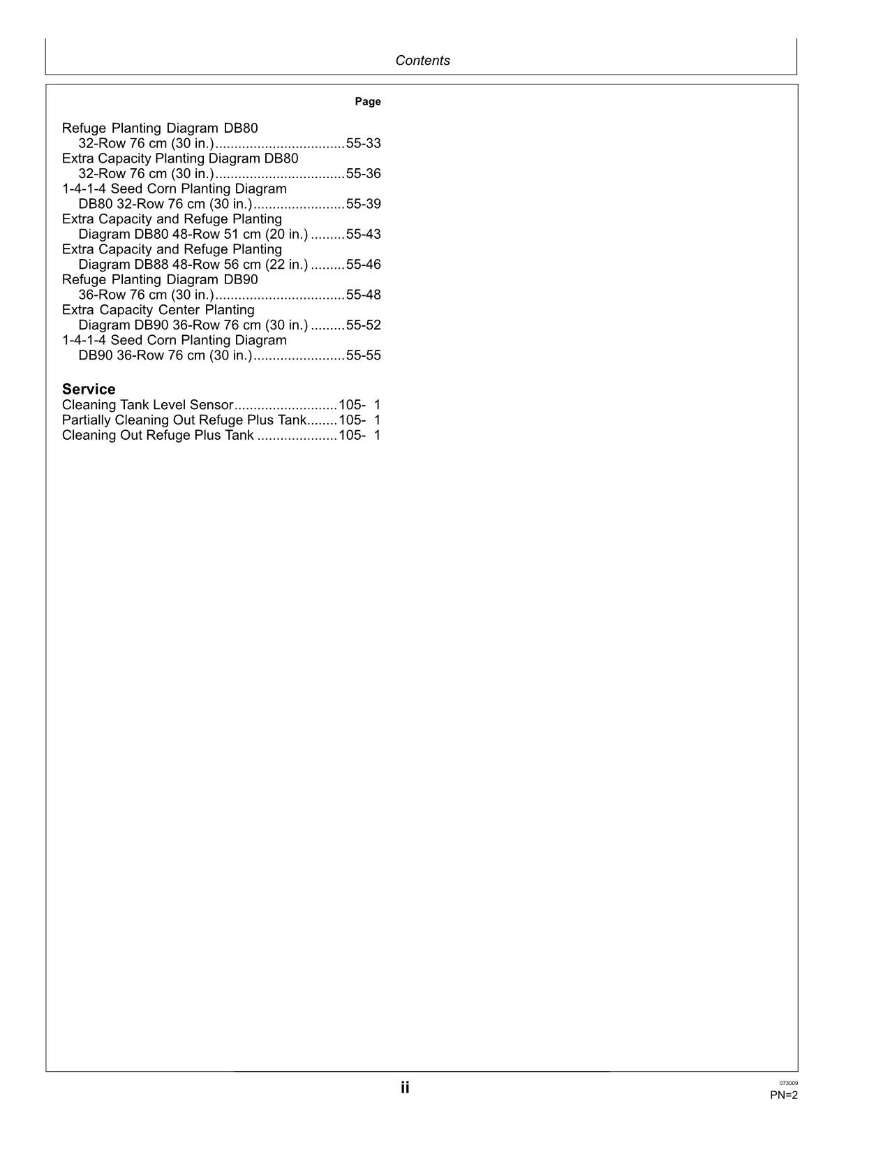 JOHN DEERE 1770NT DB66 DB80 DB74 DB50 PLANTER OPERATORS MANUAL