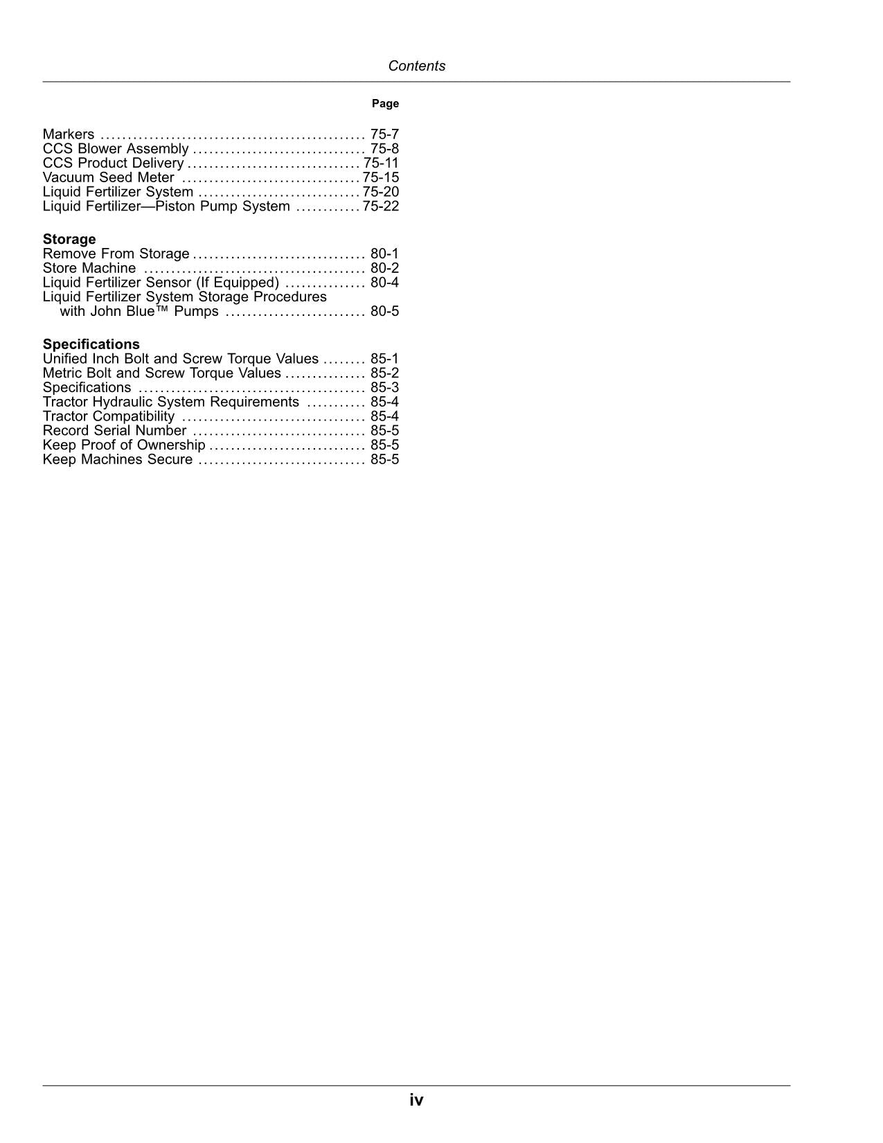 JOHN DEERE 1795 MAXEMERGE 5 PLANTER OPERATORS MANUAL #1