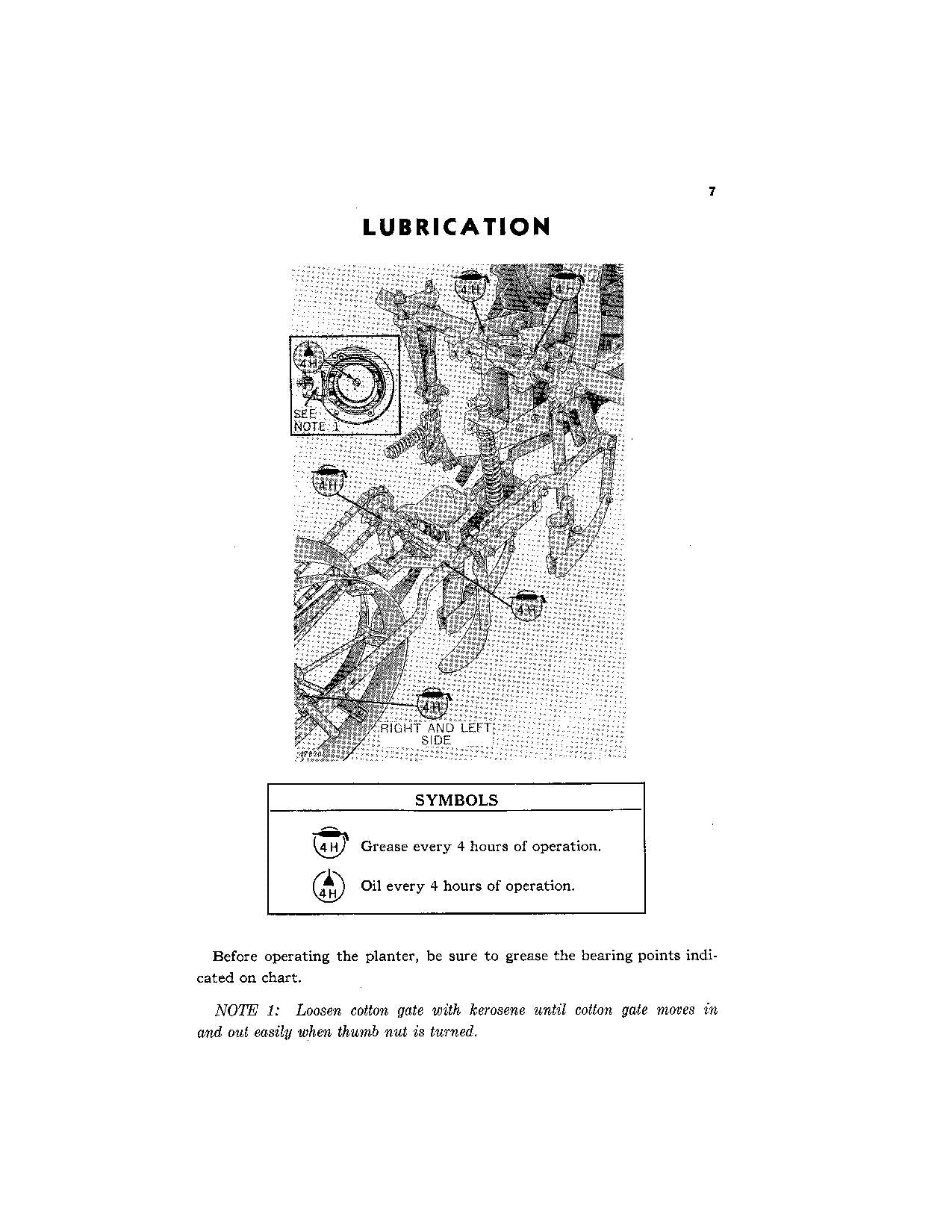 JOHN DEERE 23A PLANTER OPERATORS MANUAL