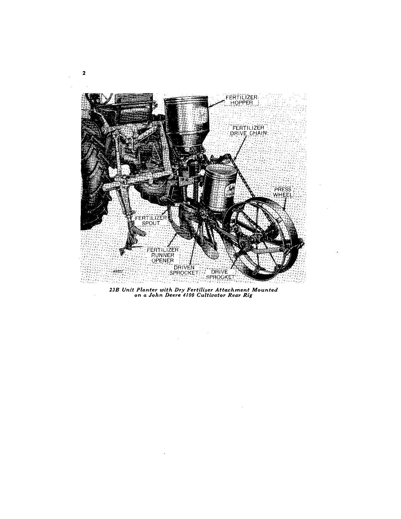 MANUEL D'UTILISATION DU SEMOIR JOHN DEERE 23B