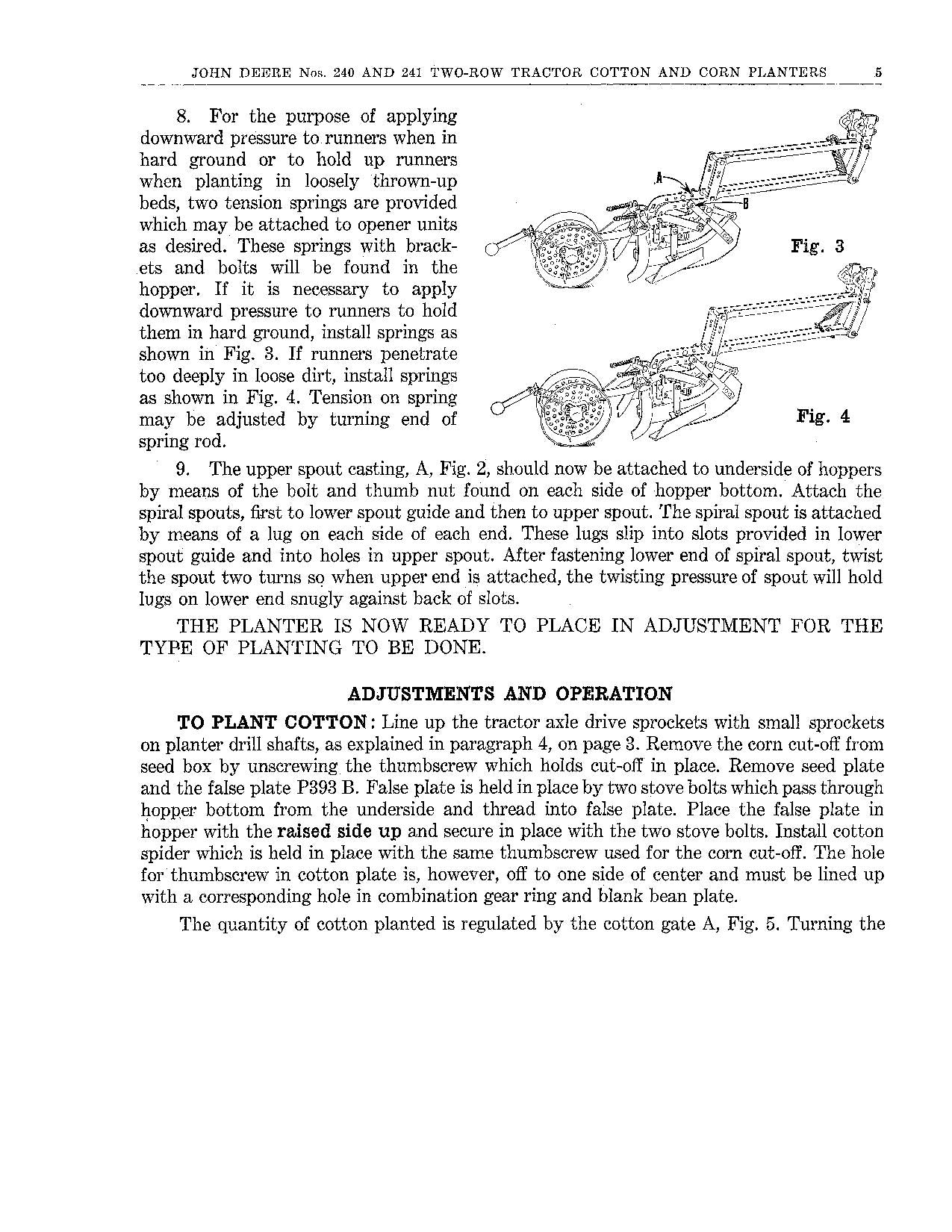 MANUEL D'UTILISATION DU SEMOIR JOHN DEERE 240 241 H