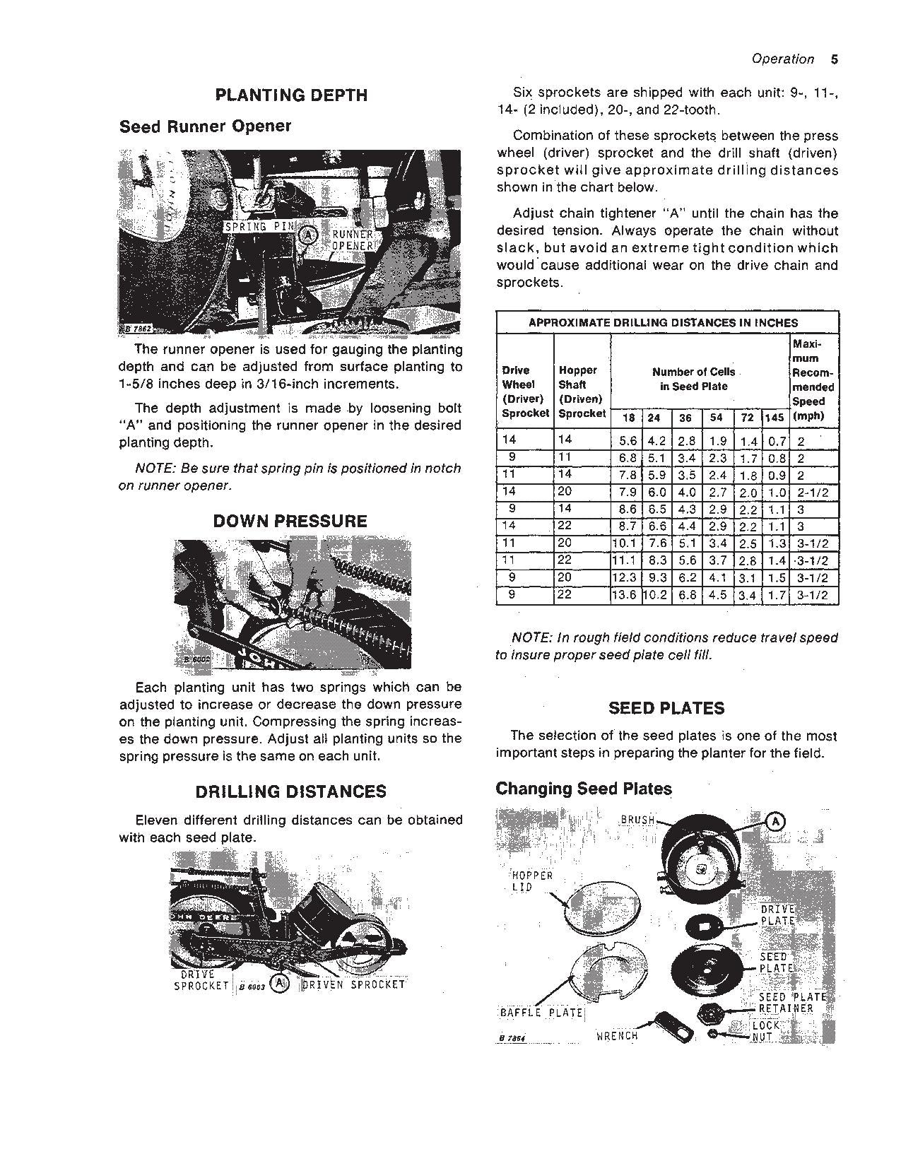 JOHN DEERE 33 PLANTER OPERATORS MANUAL