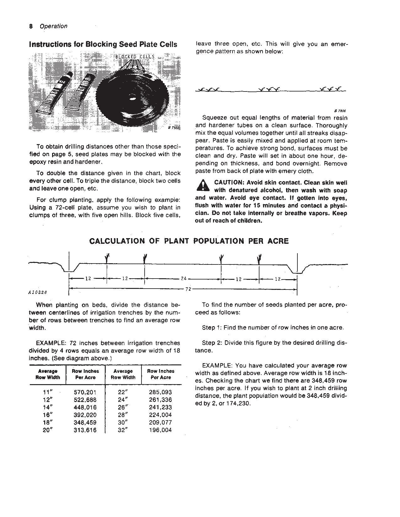 MANUEL D'UTILISATION DU SEMOIR JOHN DEERE 33