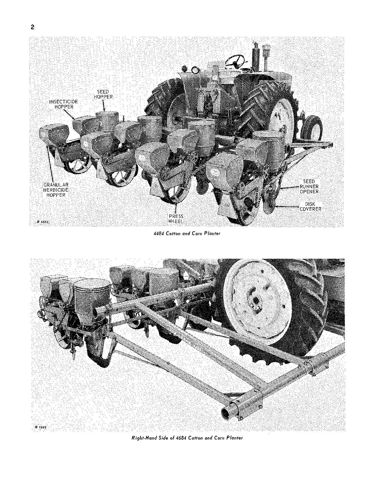 MANUEL D'UTILISATION DU SEMOIR JOHN DEERE 4484 4684