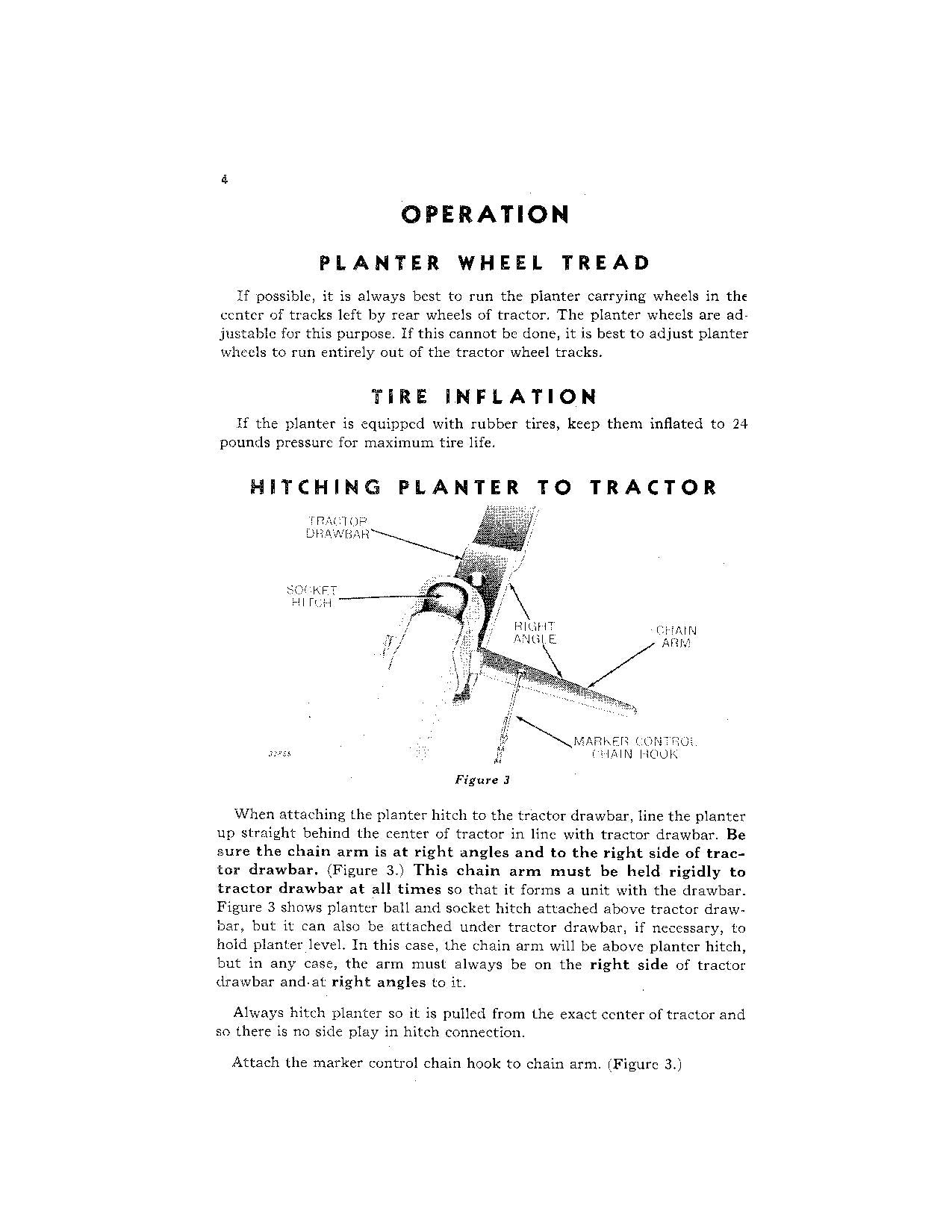 JOHN DEERE 490 PLANTER OPERATORS MANUAL