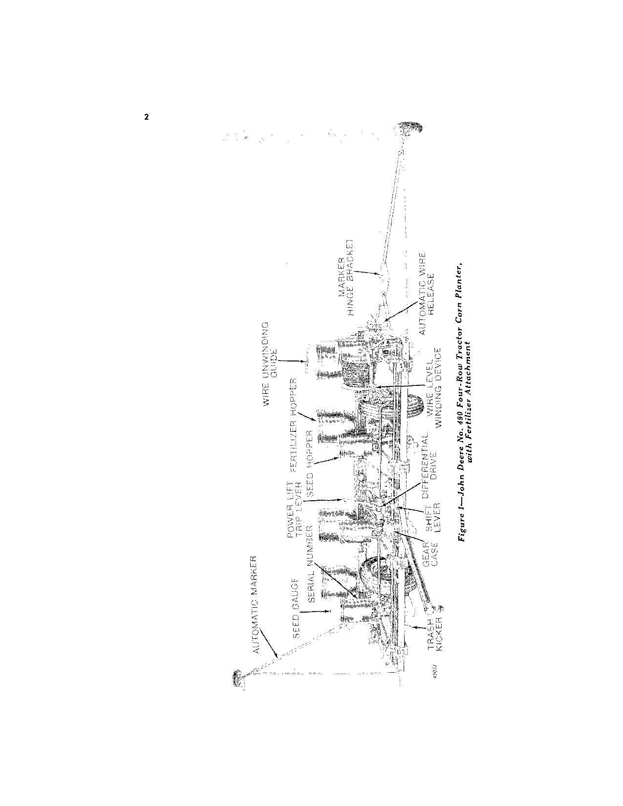 JOHN DEERE 490 PLANTER OPERATORS MANUAL