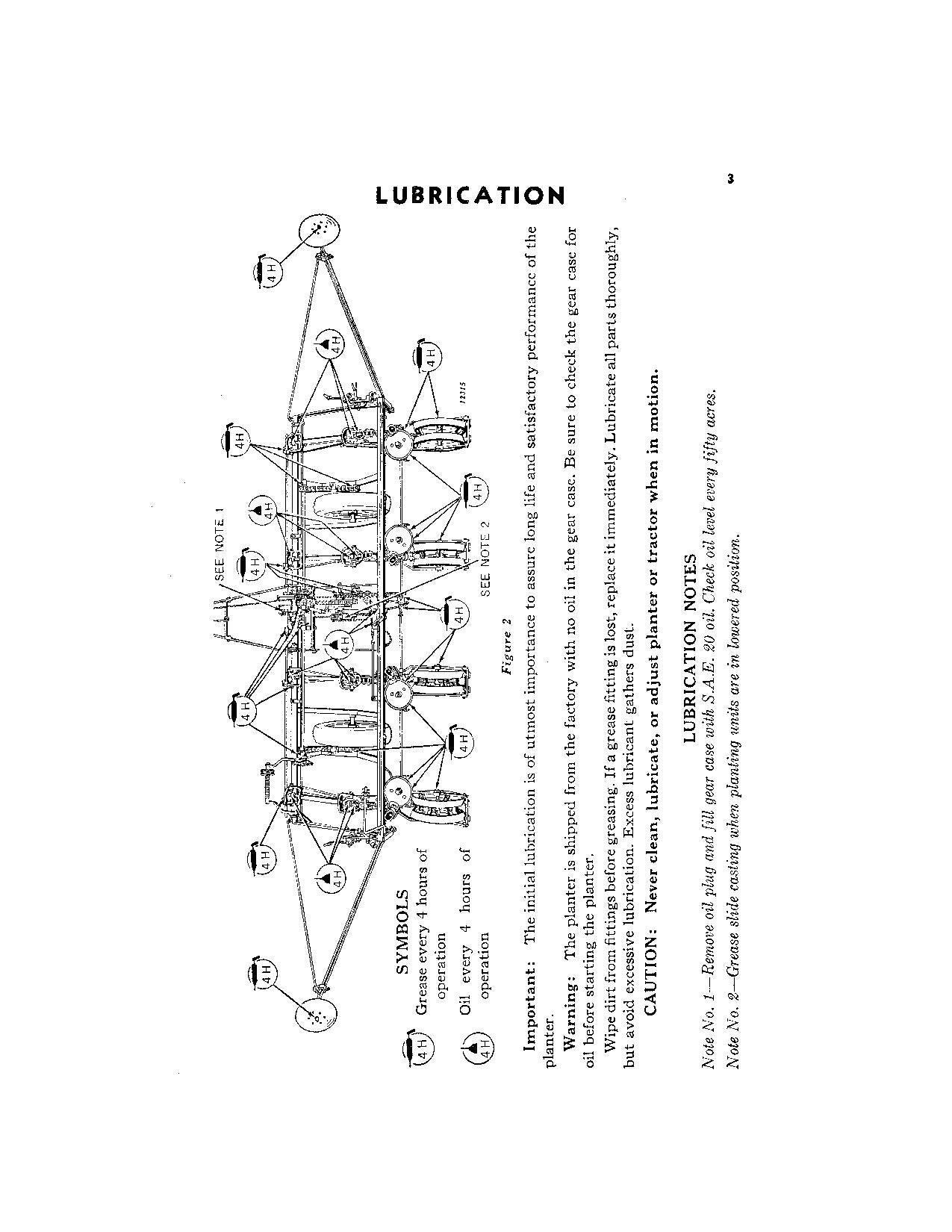 JOHN DEERE 490 PLANTER OPERATORS MANUAL