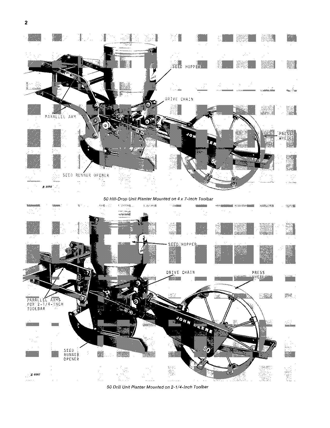 JOHN DEERE 50 PLANTER OPERATORS MANUAL