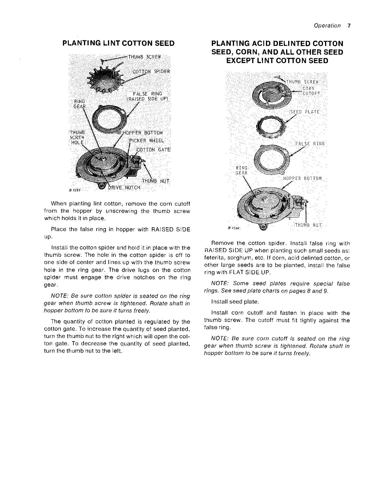 JOHN DEERE 51 PLANTER OPERATORS MANUAL #2