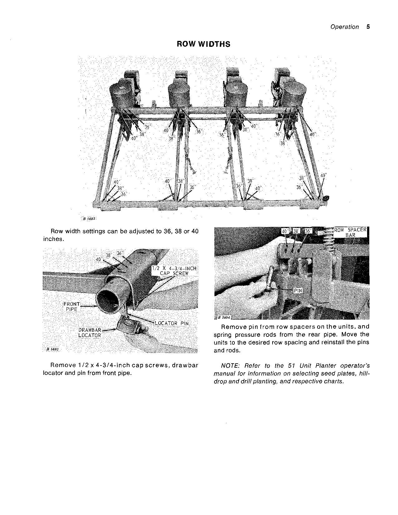 MANUEL D'UTILISATION DU SEMOIR JOHN DEERE 5184 5186