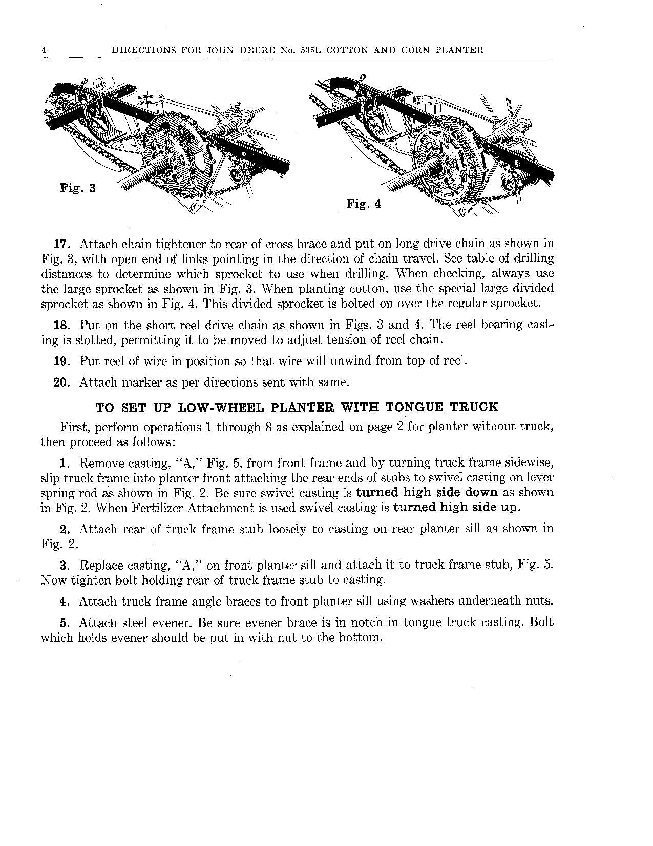 JOHN DEERE 535L PLANTER OPERATORS MANUAL