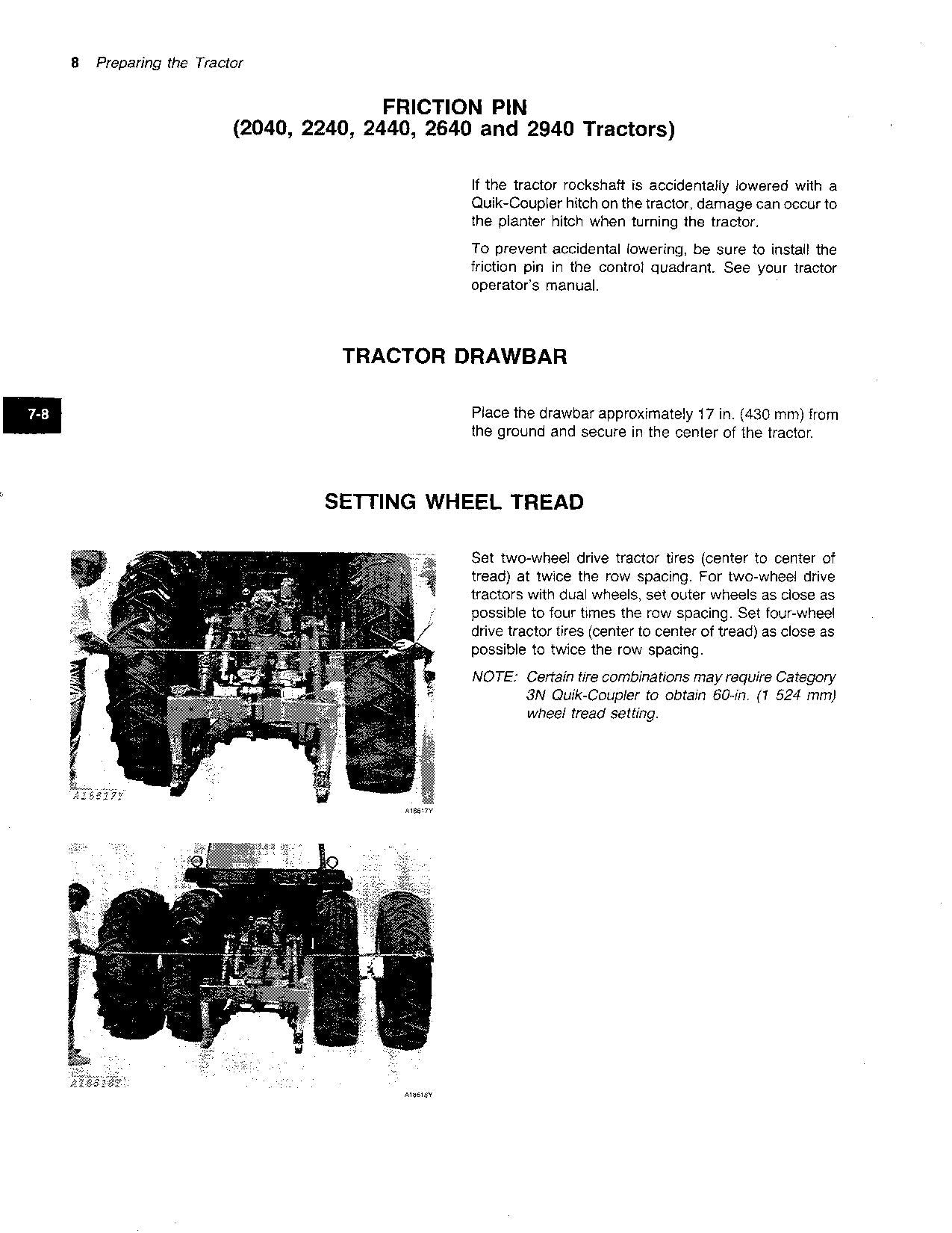 Manuel d'utilisation du semoir de conservation tracté John Deere 7000 #2